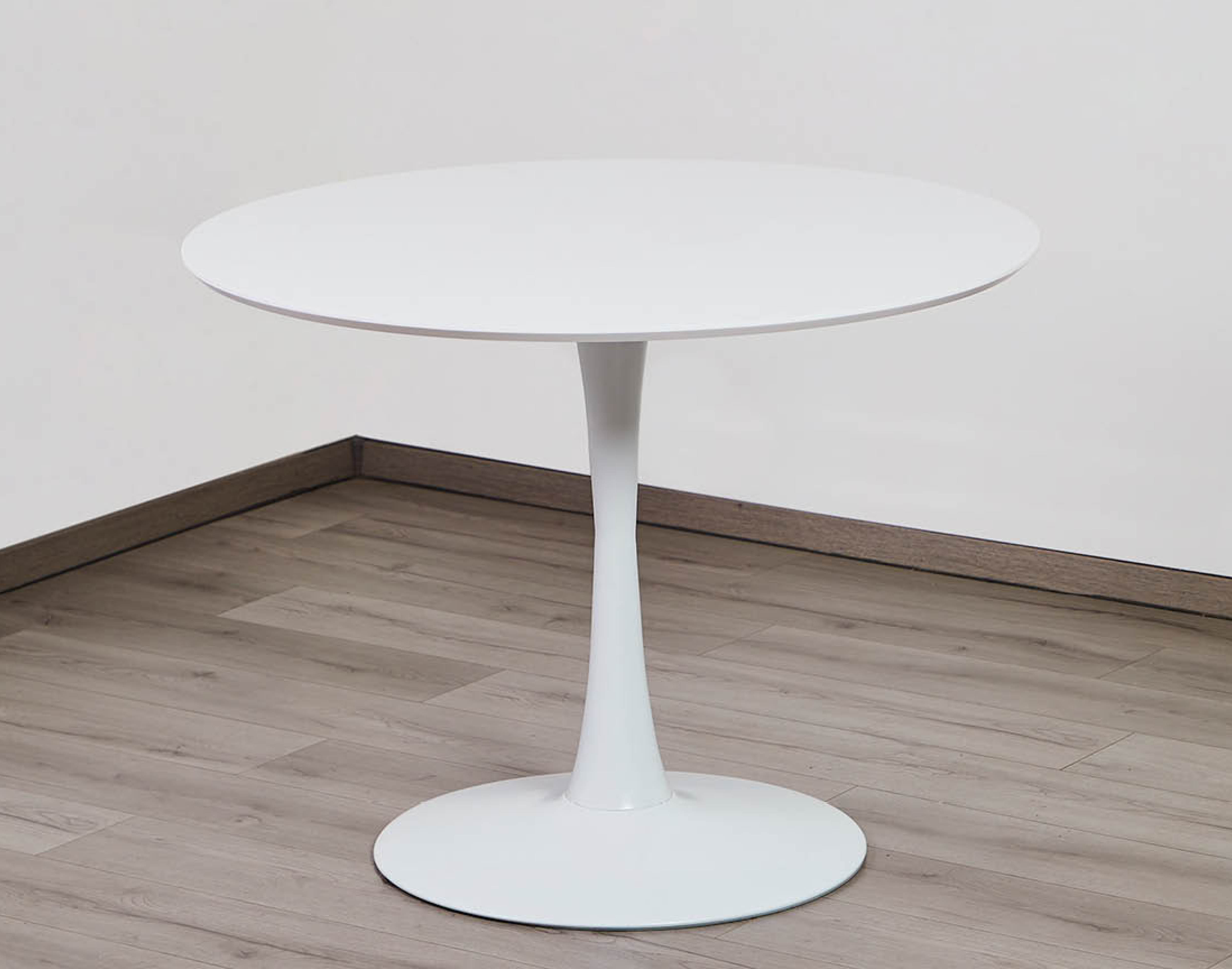 'BIANCO'  RUNDTISCH MIT TISCHPLATTE 100cm