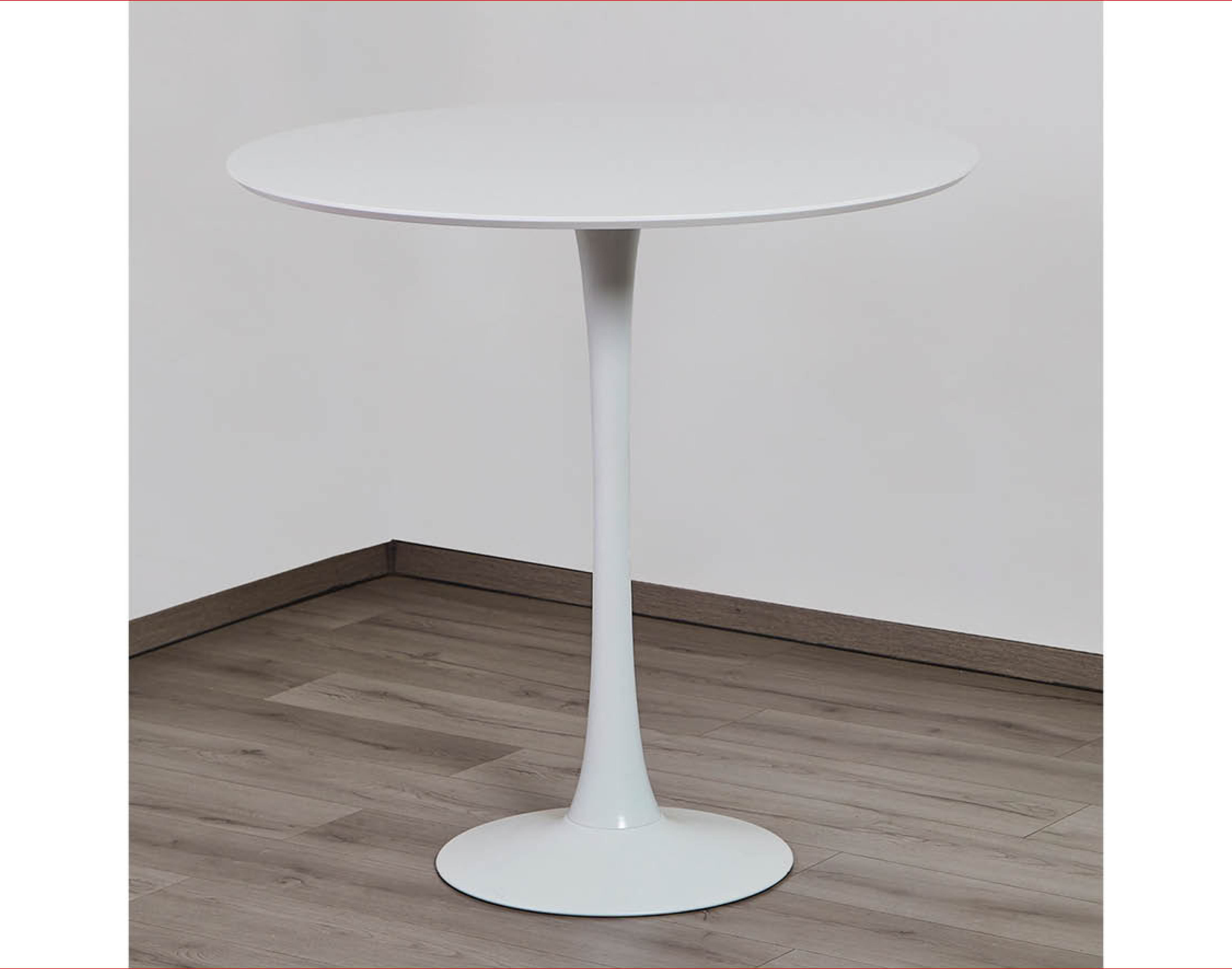 'BIANCO' BARTISCH MIT TISCHPLATTE 100cm