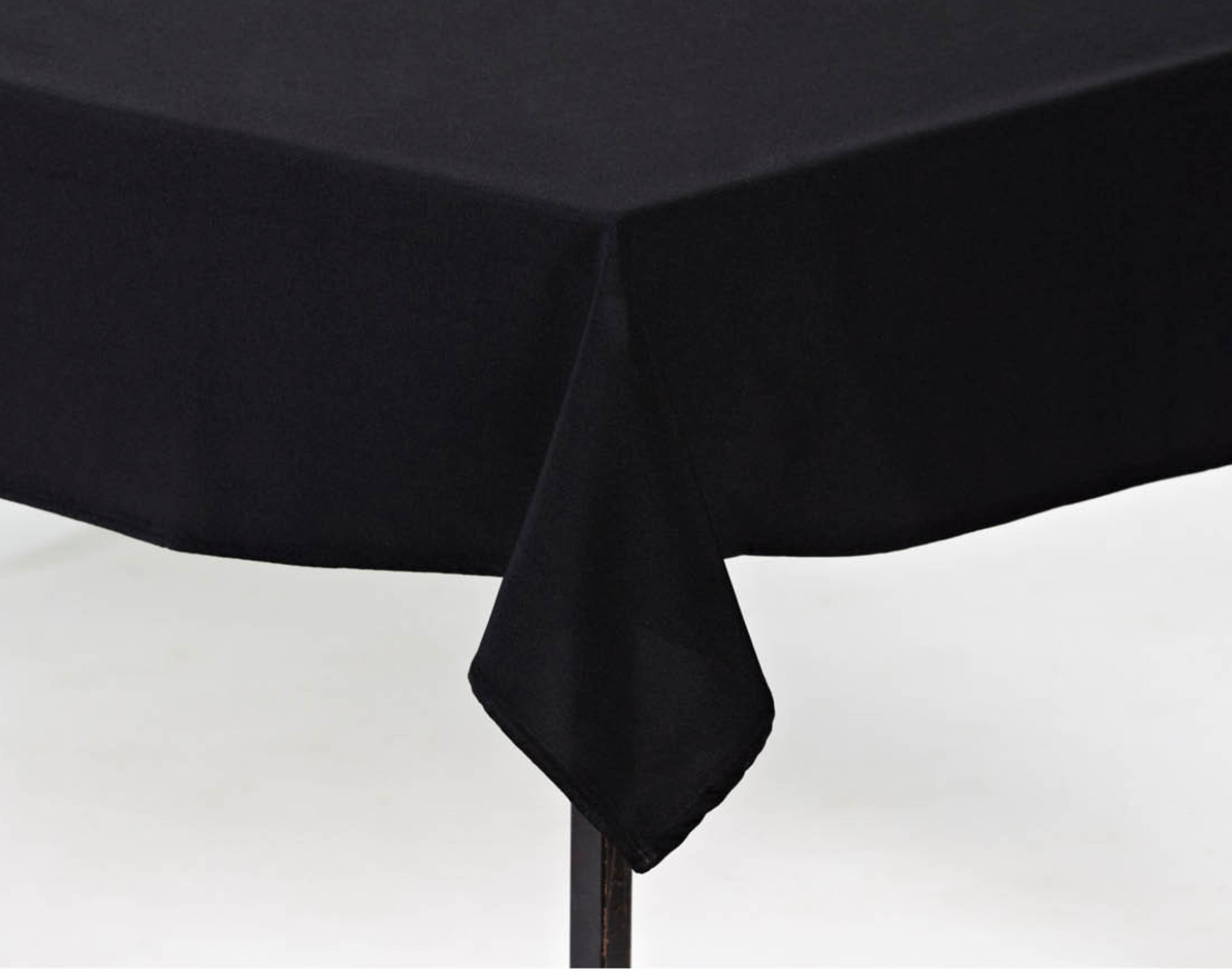 TISCHDECKE SCHWARZ 200*140cm