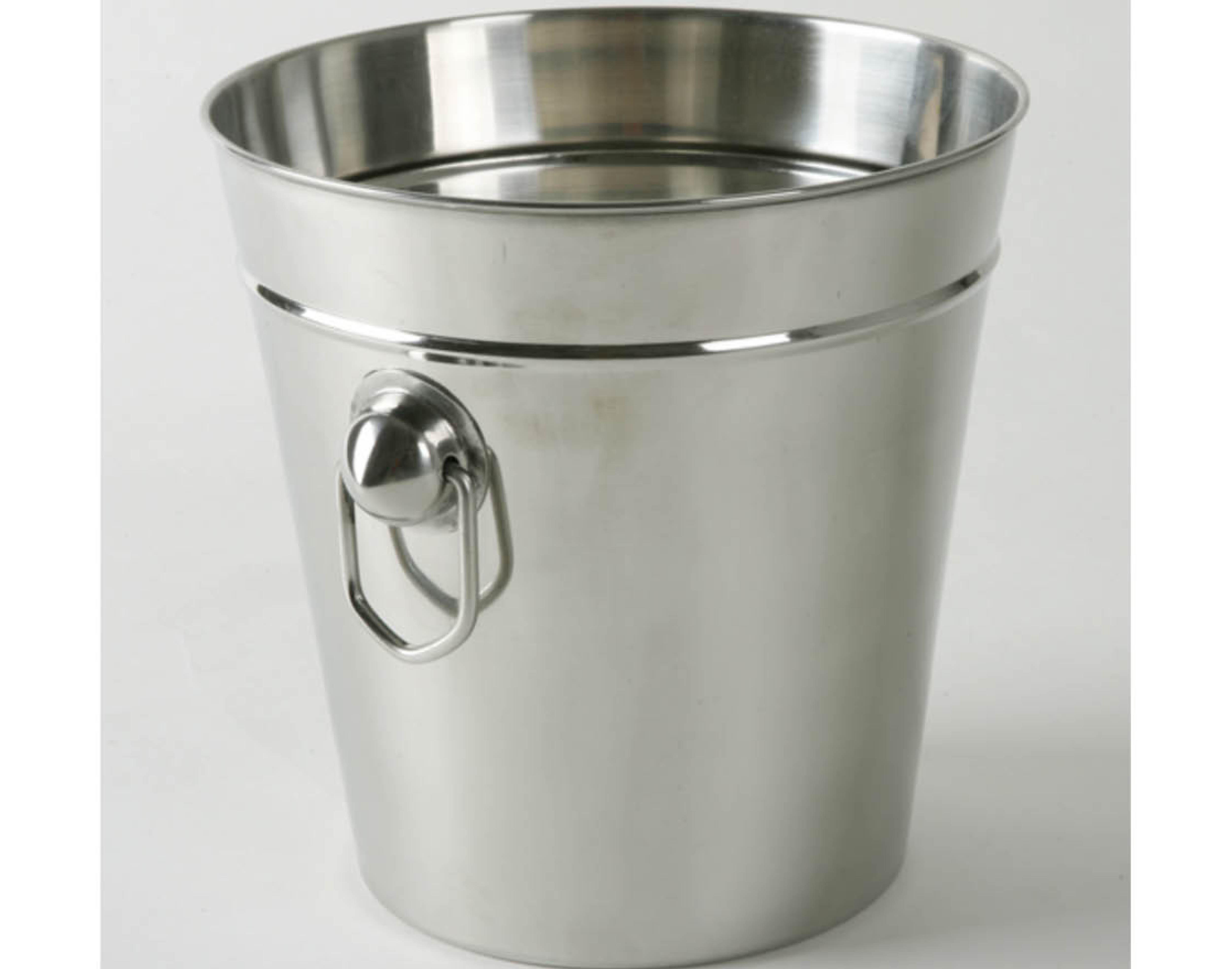 CHAMPAGNER-KÜHLER AUS METALL